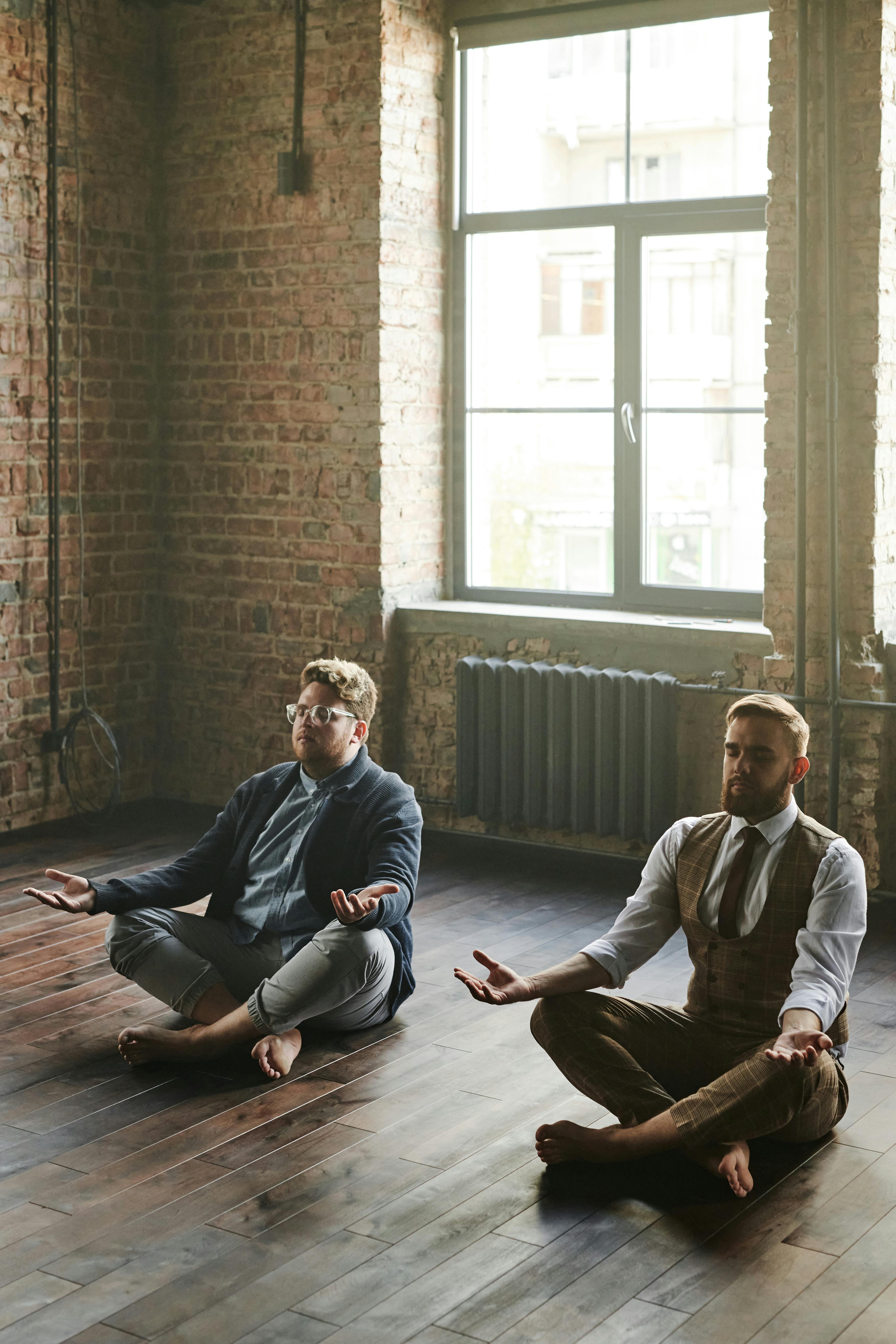 Corporate yoga workshop